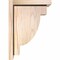 Ekena Millwork Alpine Smooth Corbel w/Backplate, Douglas Fir, 7 1/2"W x 10"D x 14"H COR08X10X14ALP01SDF - alternate 2